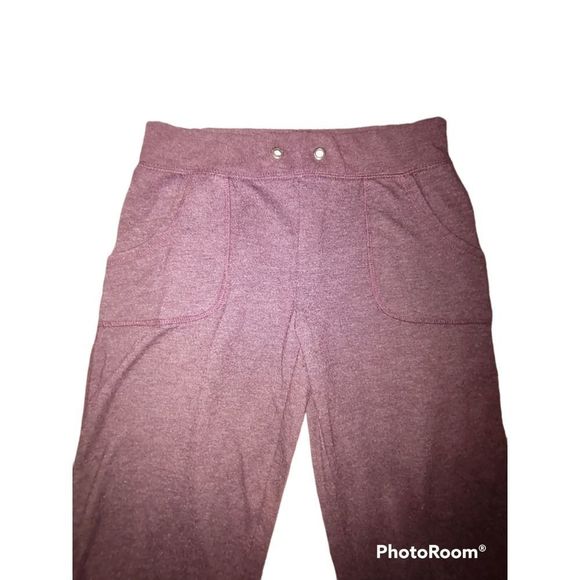 Nordstrom Women's Burgundy Jogger Pants Size XS - Picture 3 of 5